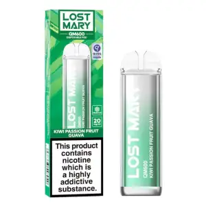 Kiwi Passionfruit Guava Lost Mary QM600 Disposable Vape 